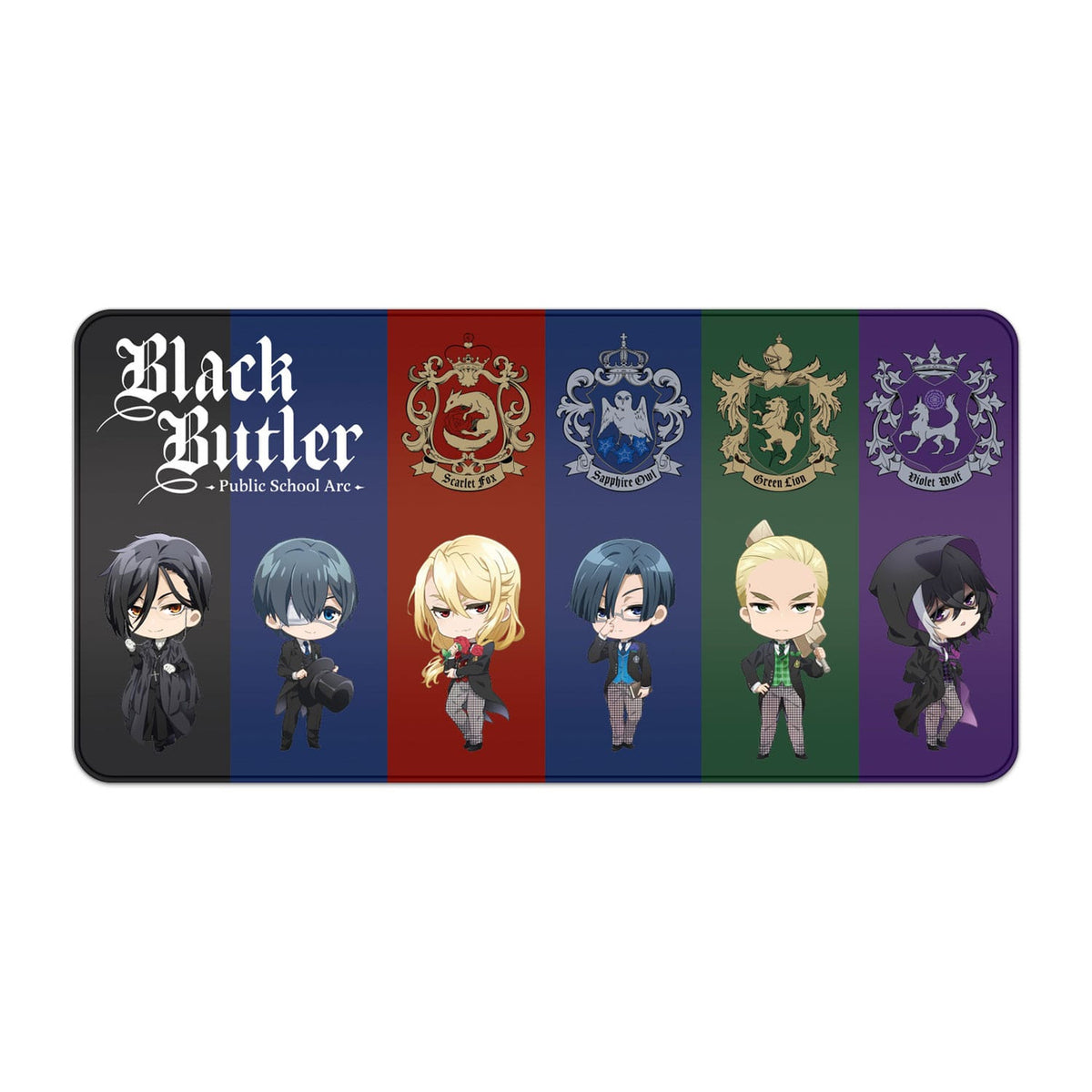 Produktbild Black Butler XXL Musmatta Chibi & Emblem