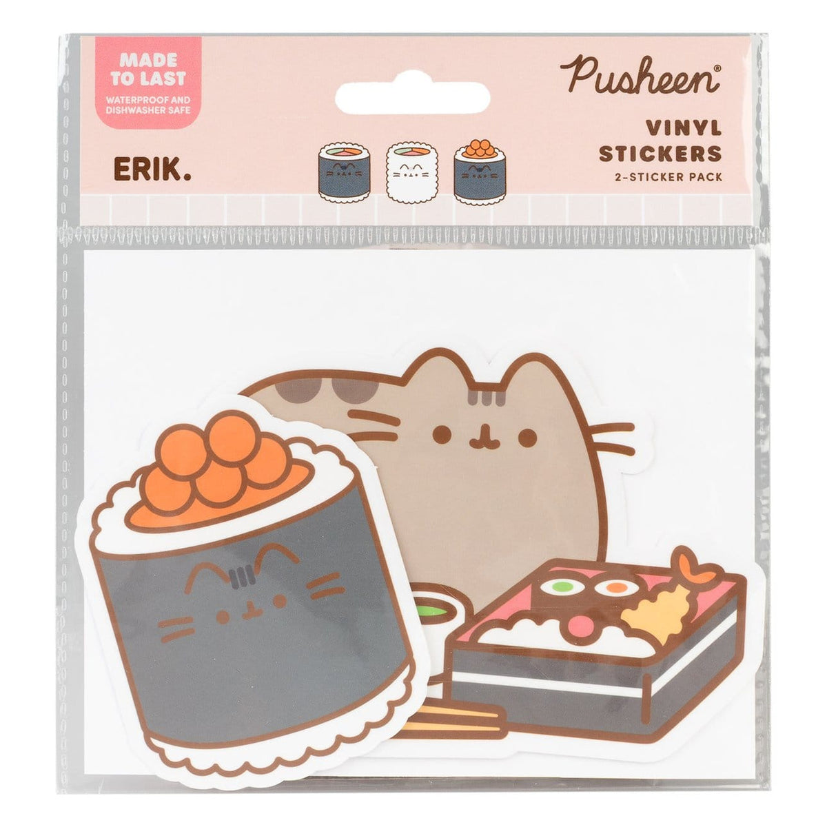 Produktbild Pusheen Vinylklistermärken Sushi Roll Vol. 5 2-pack