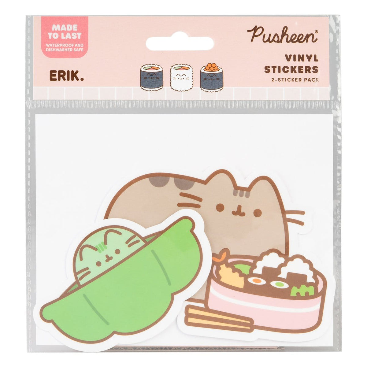 Produktbild Pusheen Vinylklistermärken Sushi Roll Vol. 4 2-pack