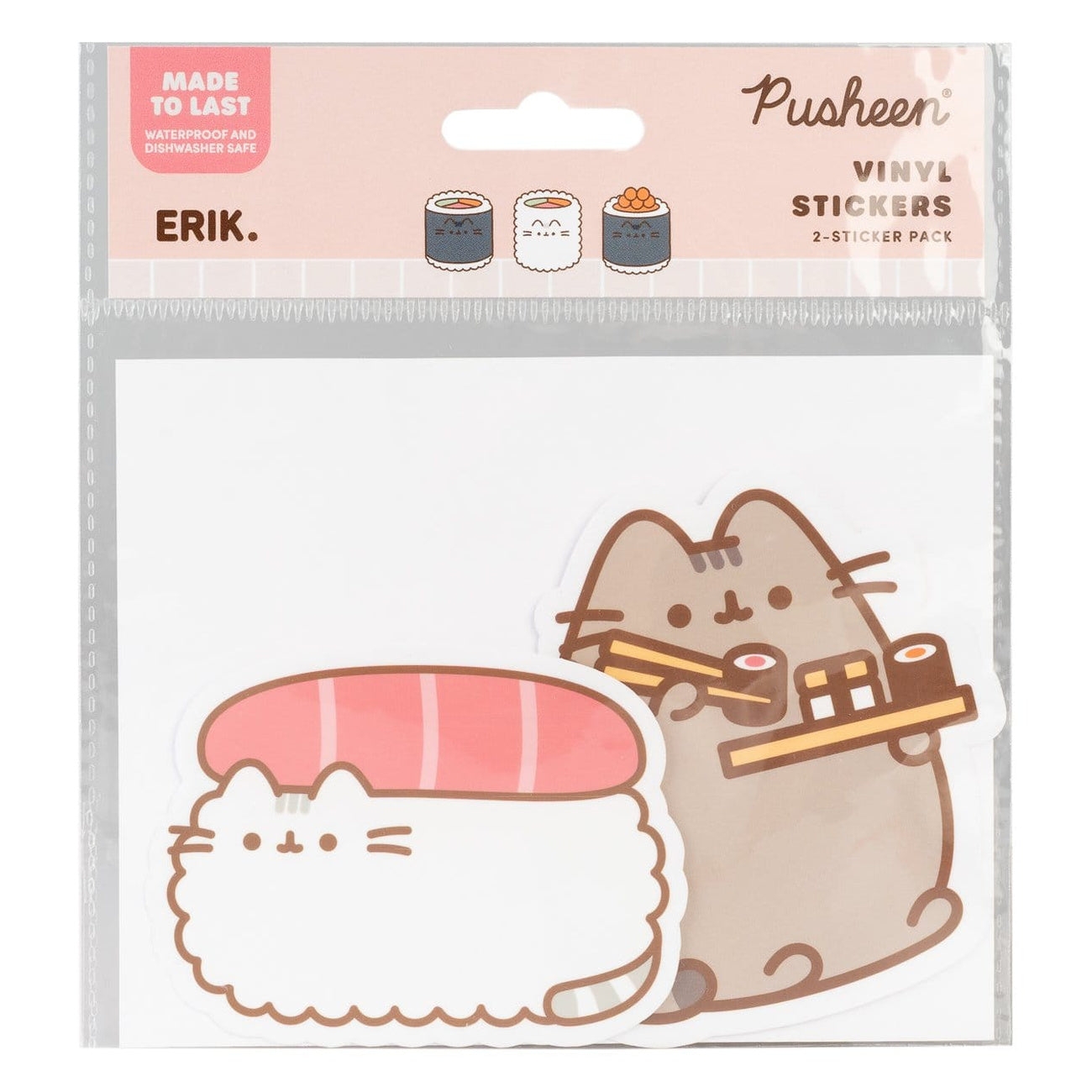 Produktbild Pusheen Vinylklistermärken Sushi Roll Vol. 1 2-pack