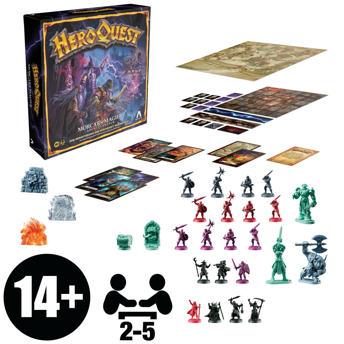 Produktbild HeroQuest Brädspels-expansion – Morcars Magiker