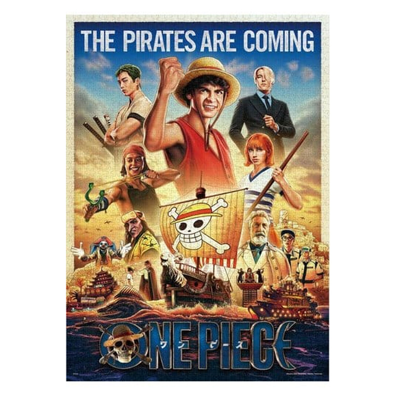Produktbild One Piece-pussel 2000 bitar The Pirates Are Coming