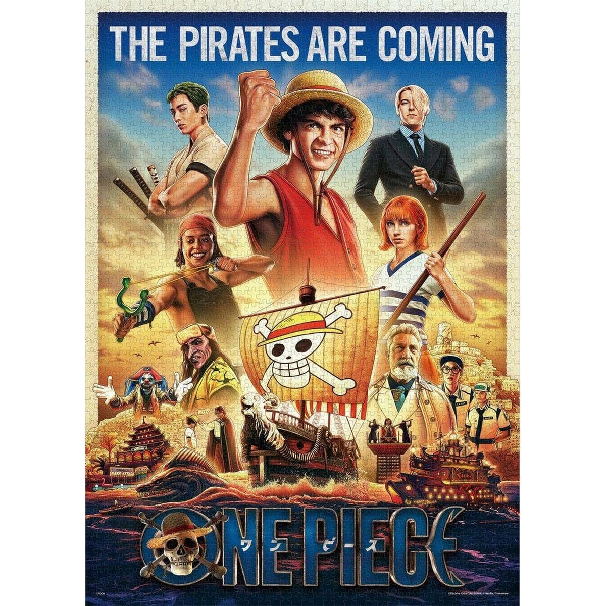 Produktbild One Piece-pussel 2000 bitar The Pirates Are Coming