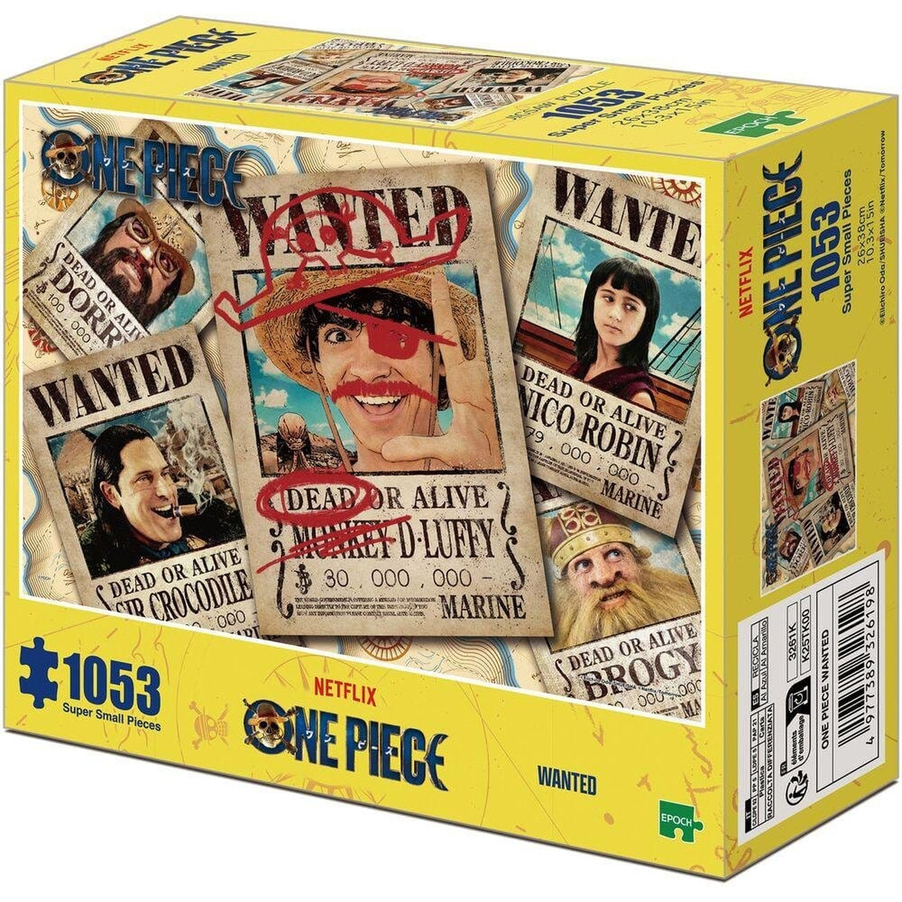 Produktbild One Piece Pussel 1000 bitar Wanted