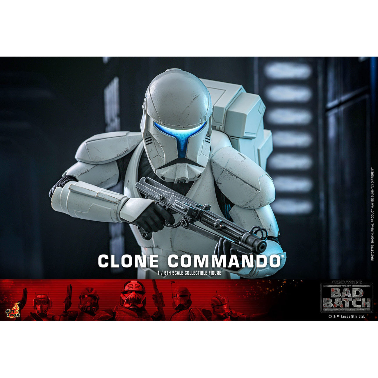 Produktbild Star Wars: The Bad Batch Actionfigur 1/6 Clone Commando 30
