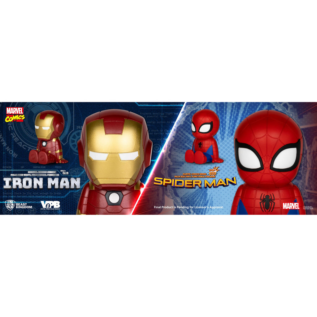 Produktbild Classic Marvel Comics Piggy sparbössa i vinyl Spider-Man 12 cm
