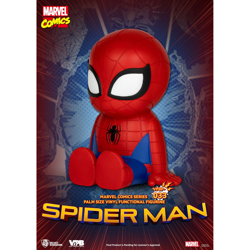 Produktbild Classic Marvel Comics Piggy sparbössa i vinyl Spider-Man 12 cm