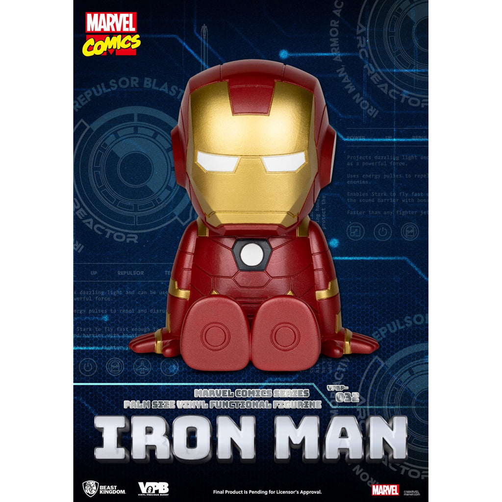 Produktbild Classic Marvel Comics Piggy Sparbössa i vinyl Iron Man 12 cm
