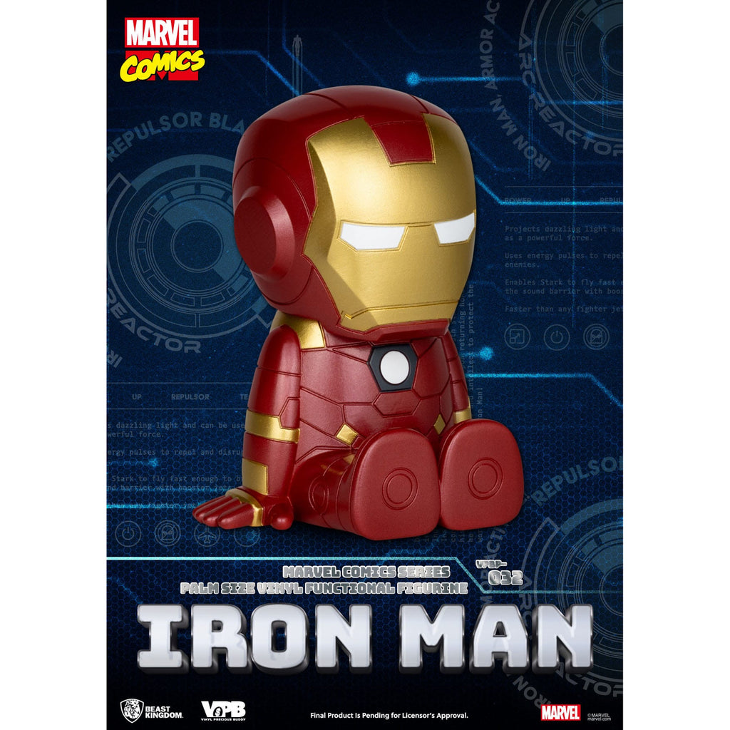 Produktbild Classic Marvel Comics Piggy Sparbössa i vinyl Iron Man 12 cm