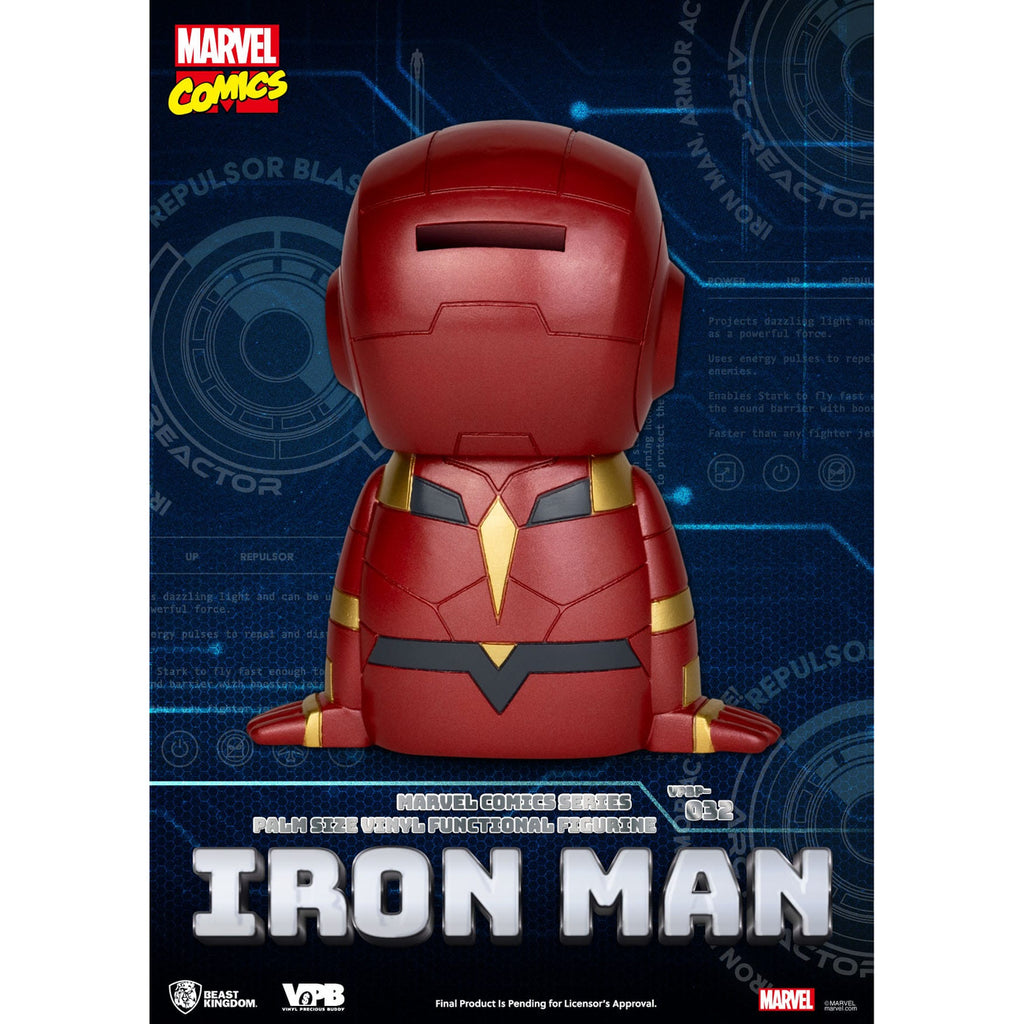 Produktbild Classic Marvel Comics Piggy Sparbössa i vinyl Iron Man 12 cm