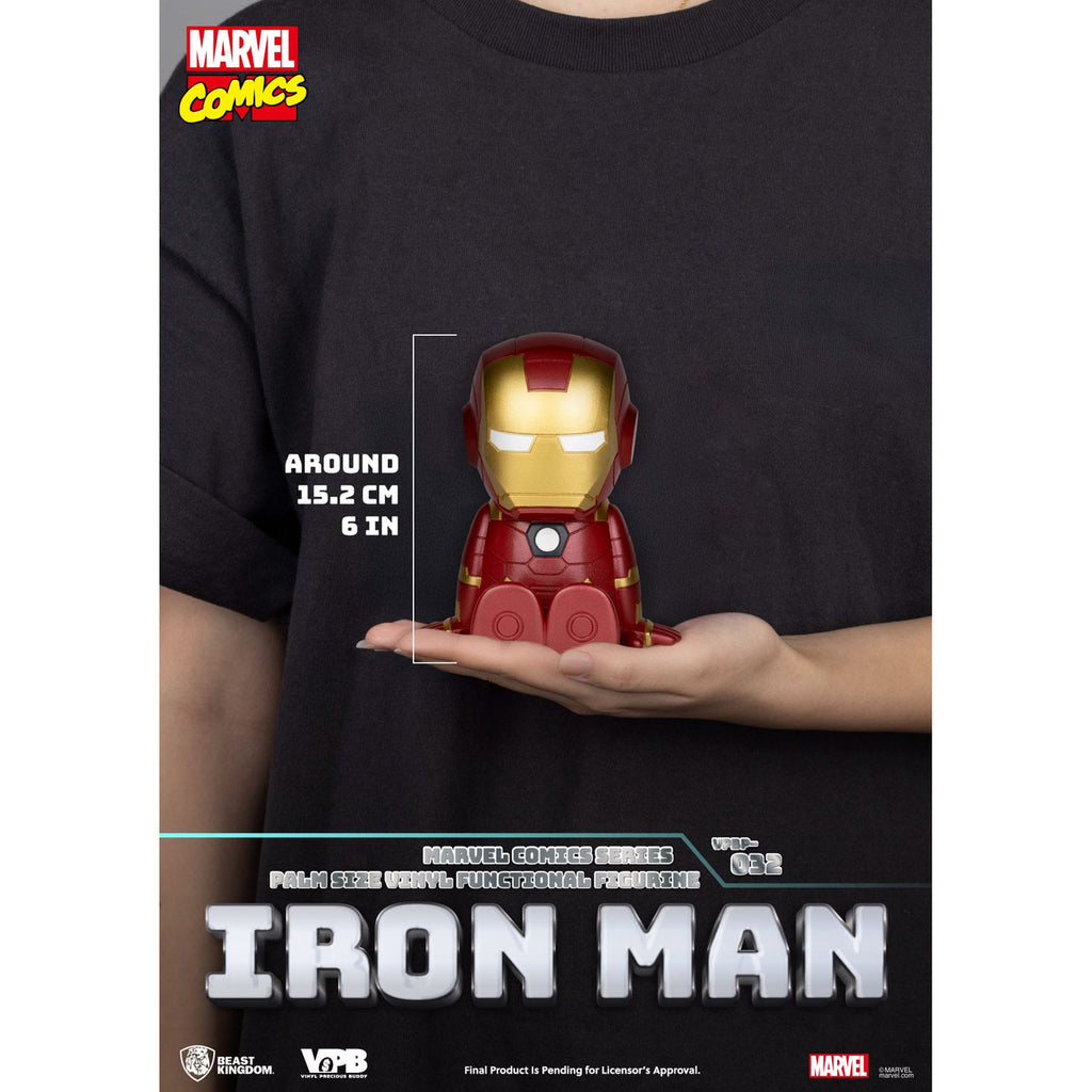 Produktbild Classic Marvel Comics Piggy Sparbössa i vinyl Iron Man 12 cm