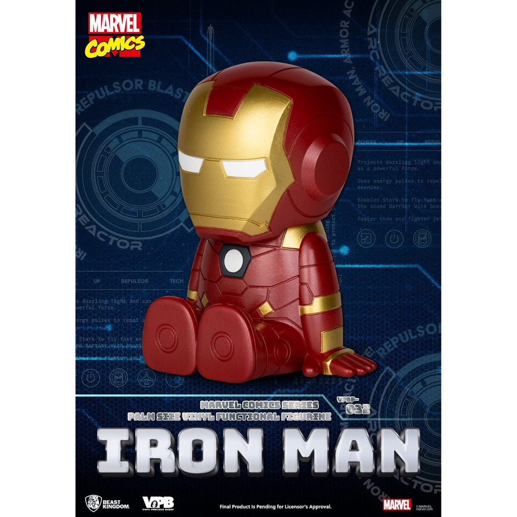Produktbild Classic Marvel Comics Piggy Sparbössa i vinyl Iron Man 12 cm