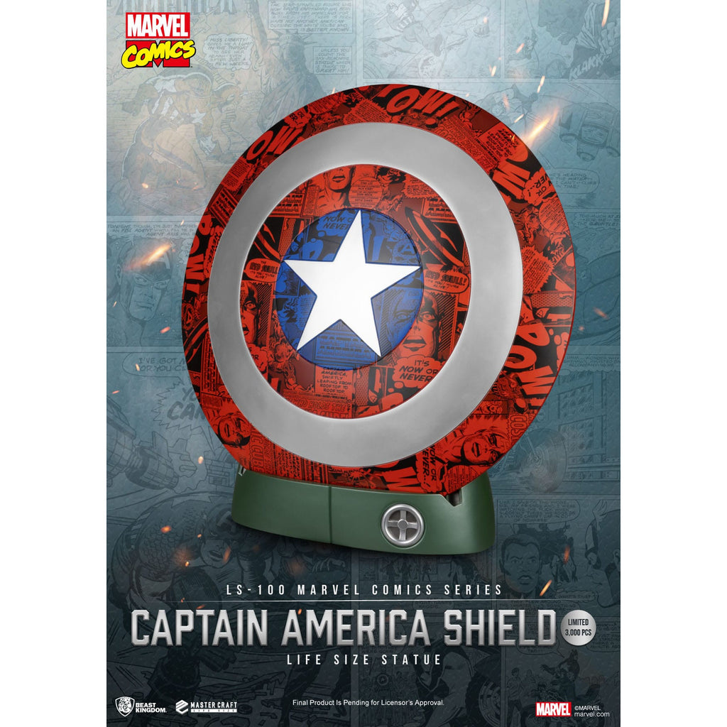 Produktbild Marvel Comics PVC Captain America Sköld Life Size-staty