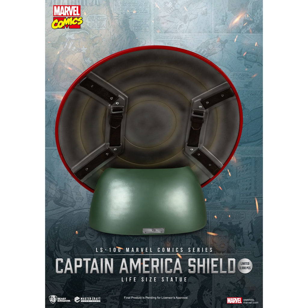 Produktbild Marvel Comics PVC Captain America Sköld Life Size-staty