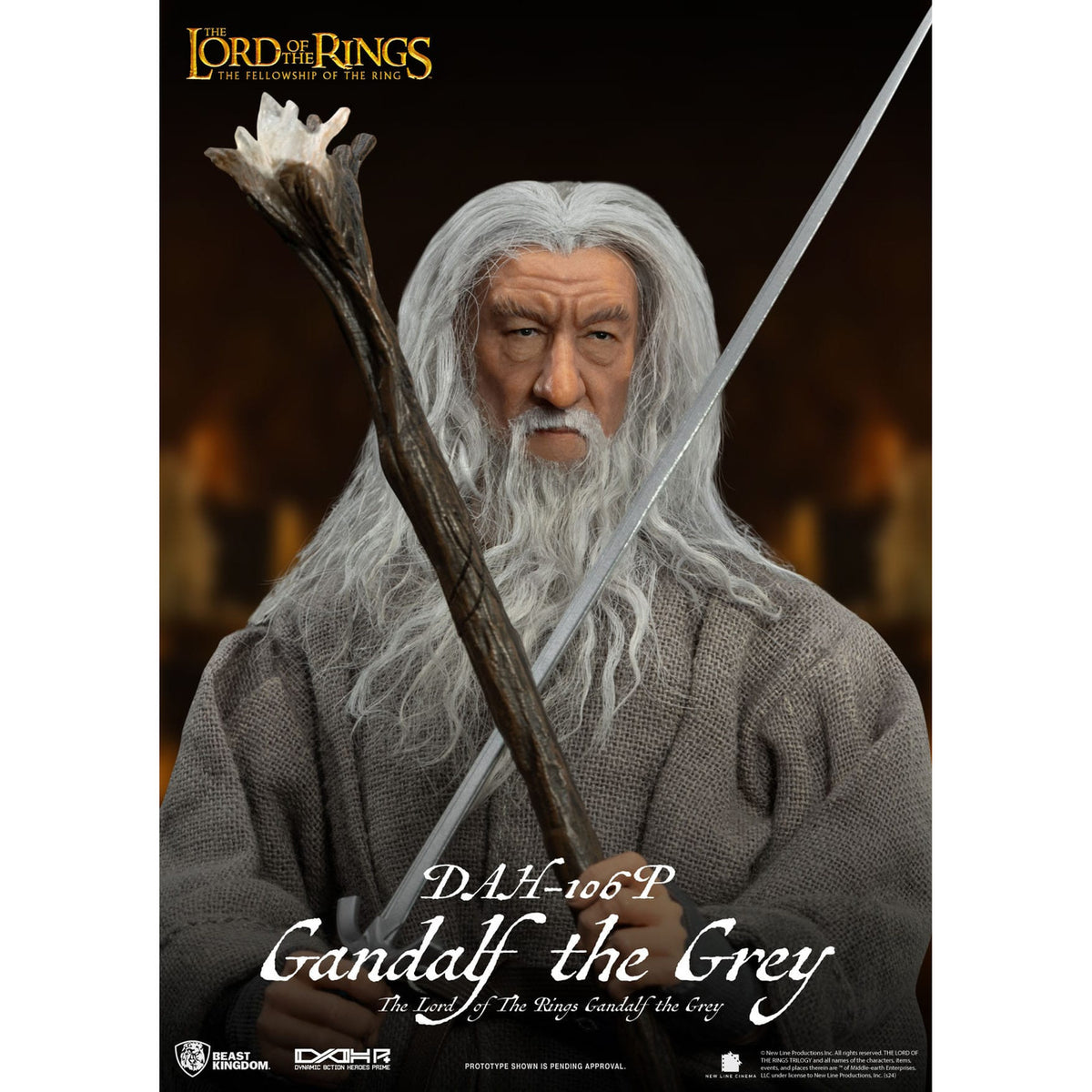 Produktbild Sagan om ringen Dynamic 8ction Heroes actionfigur 1/9