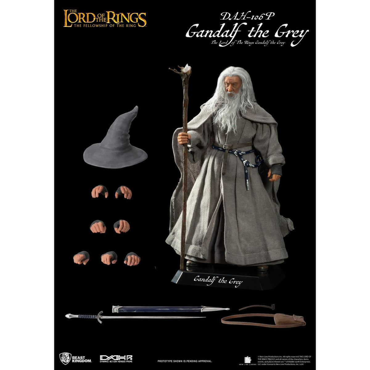 Produktbild Sagan om ringen Dynamic 8ction Heroes actionfigur 1/9