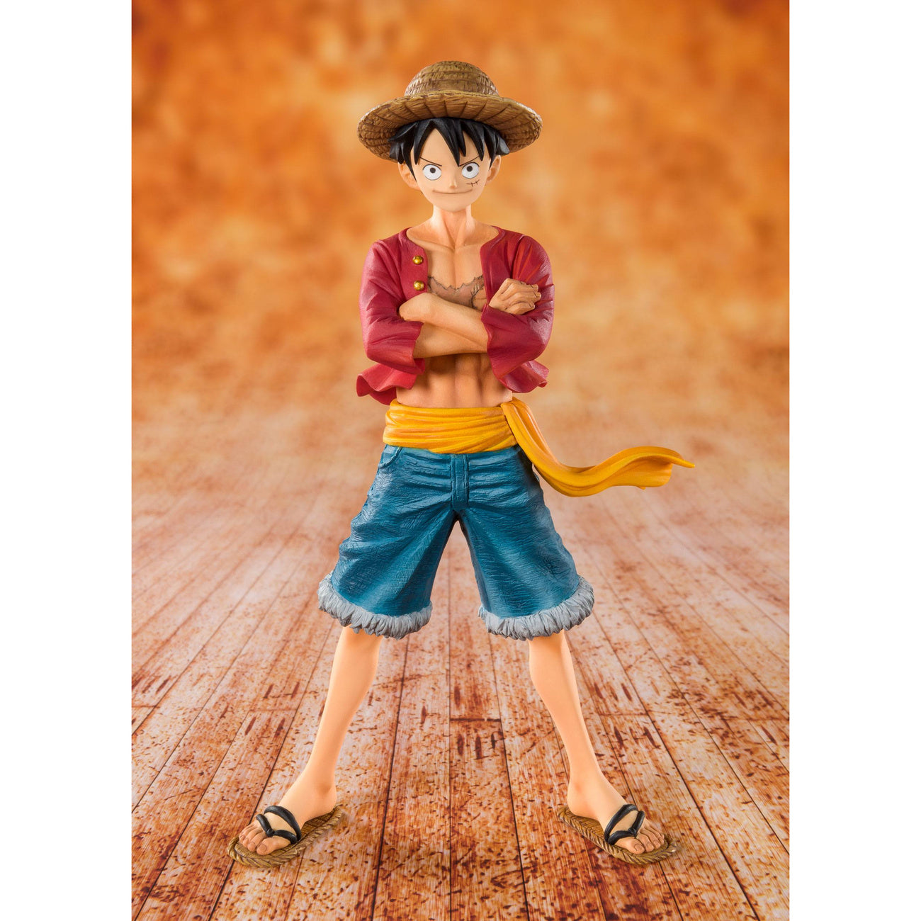 Produktbild One Piece FiguartsZERO PVC-staty Ett Straw Hat Luffy 14 cm