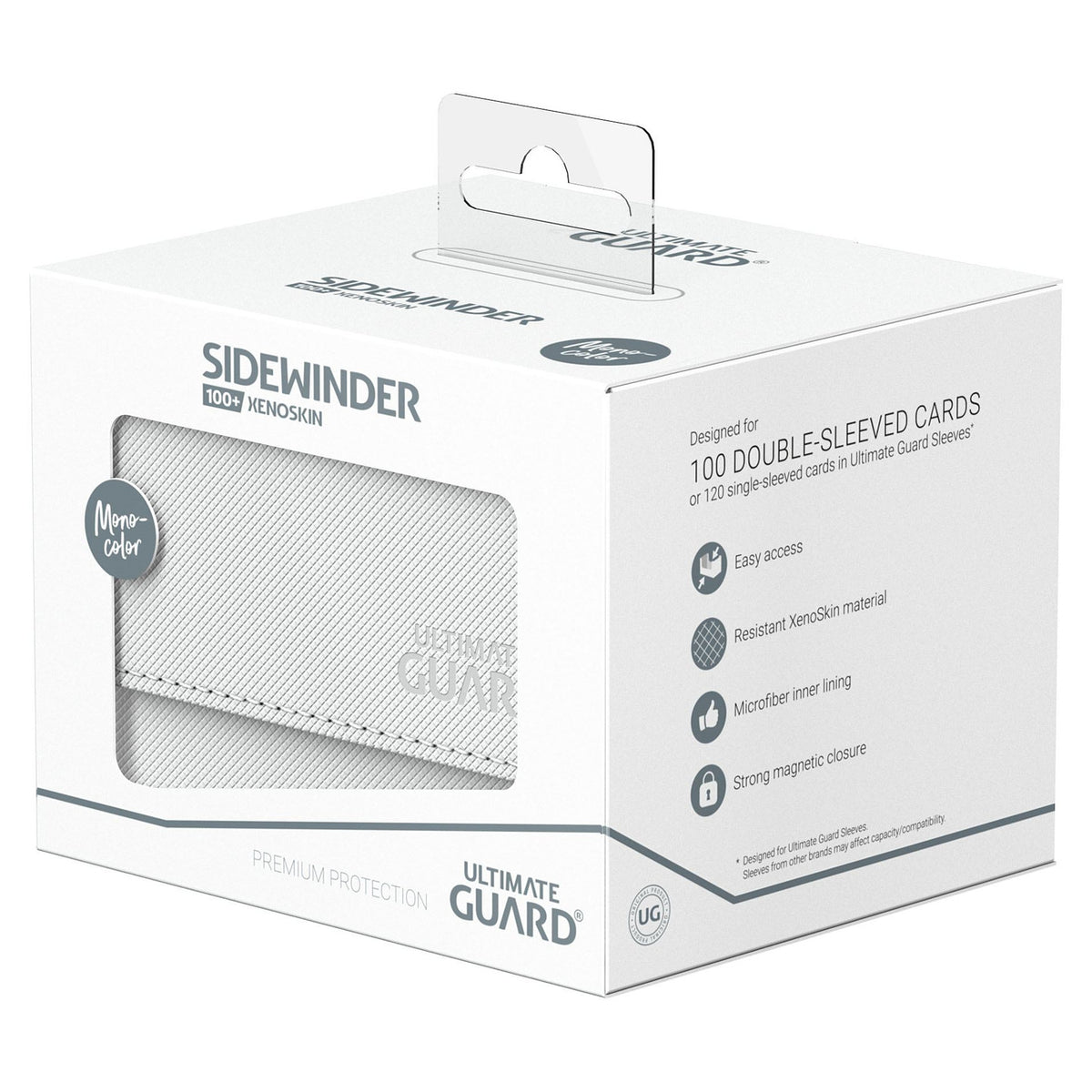 Produktbild Ultimate Guard Sidewinder 100+ Xenoskin - Vit