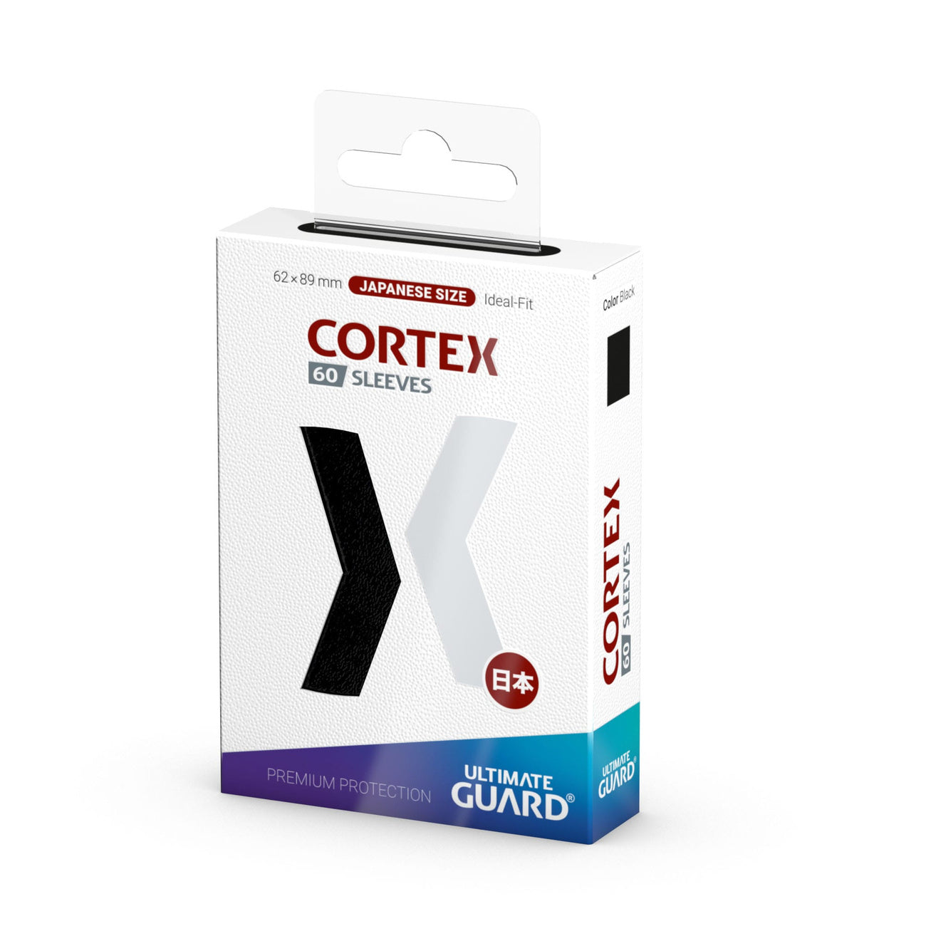 Produktbild Ultimate Guard Cortex Sleeves Japanese Size (60) - Black