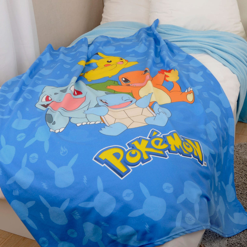 Product image Pokémon Flannel Fleece Blanket Starter Pokémon 130 x 160 cm