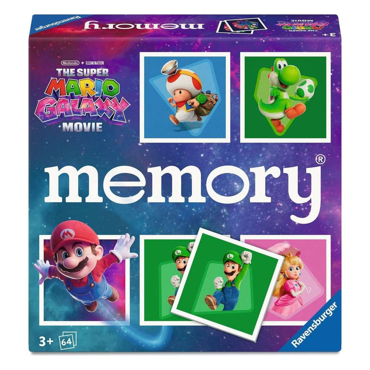 Produktbild Super Mario Galaxy Film Memory-spel