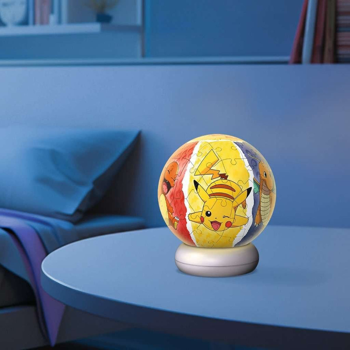 Produktbild Pokémon 3D Pusselboll Nattlampa (73 bitar)