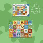 Produktbild Pokémon barnpussel Pokémon-ansikten (100 XXL-bitar)