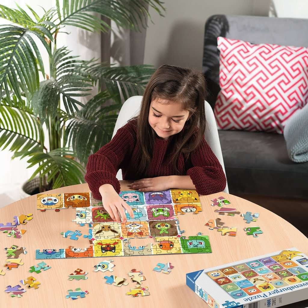 Produktbild Pokémon barnpussel Pokémon-ansikten (100 XXL-bitar)