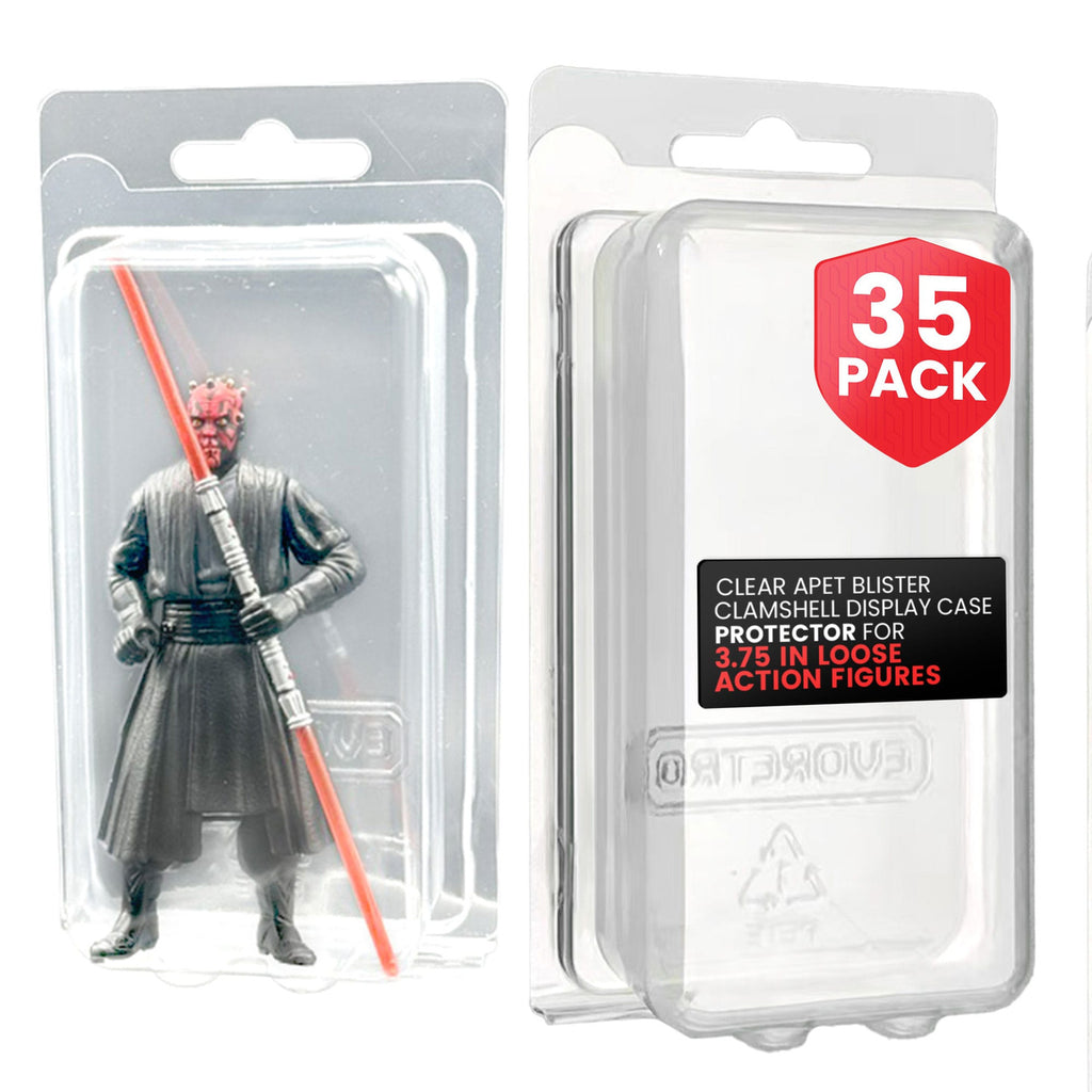Produktbild Clamshell PET-fodral XL 35-pack för Actionfigurer