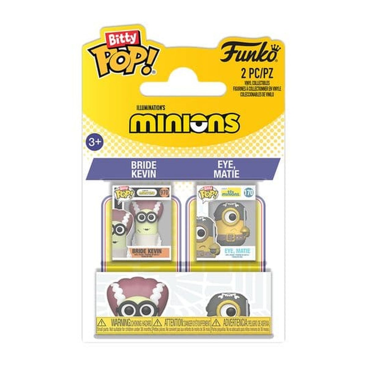 Produktbild Minions POP! Vinyl Figurer 2-pack Bride Kevin & Eye