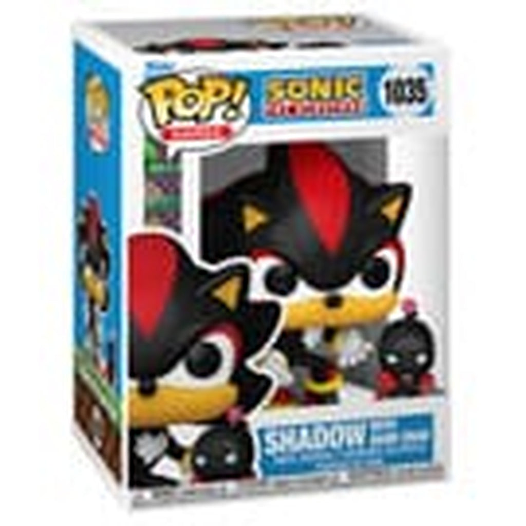 Produktbild Sonic The Hedgehog POP & Buddy! Vinylfigur Shadow med D-Chao