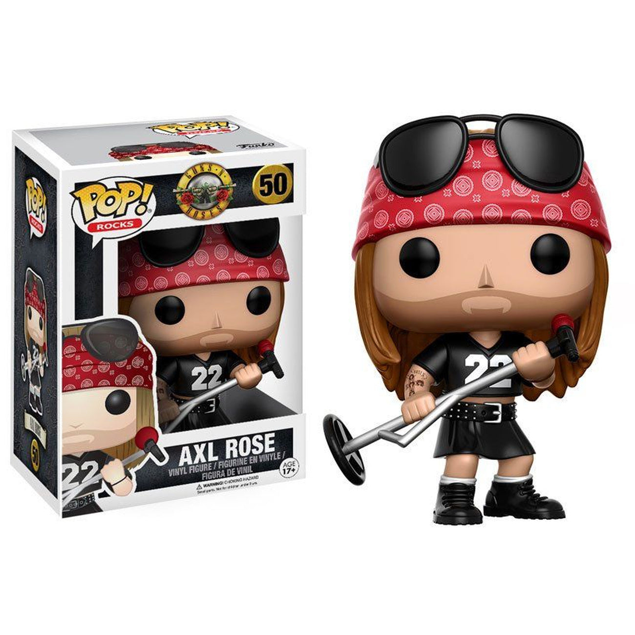 Produktbild Guns N' Roses POP! Rocks vinylfigur Axl Rose 9 cm