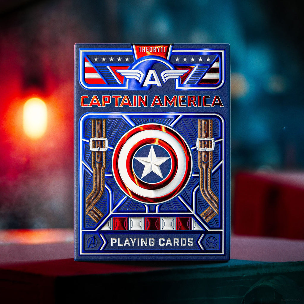 Produktbild Captain America Spelkort Patriotisk Design