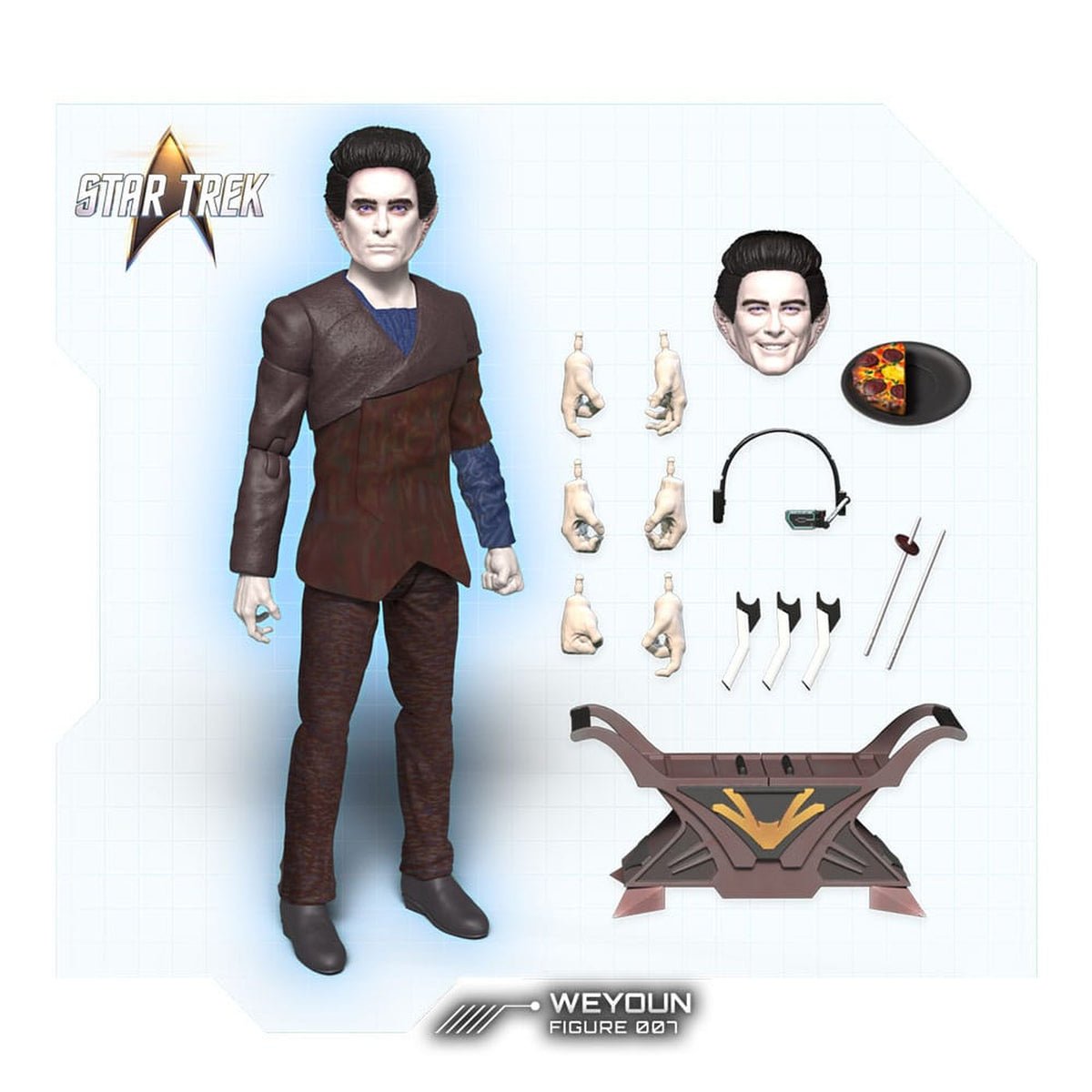 Produktbild Star Trek: Deep Space Nine Actionfigur 1/12 Weyoun 16 cm