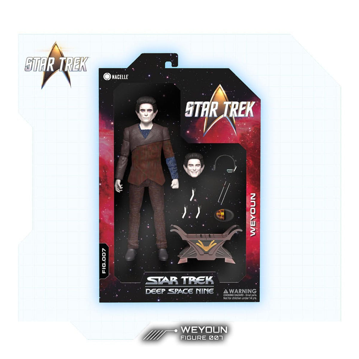 Produktbild Star Trek: Deep Space Nine Actionfigur 1/12 Weyoun 16 cm