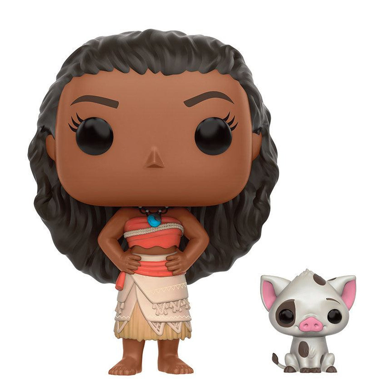Produktbild Vaiana POP! Disney vinylfigur Vaiana & Pua 9 cm