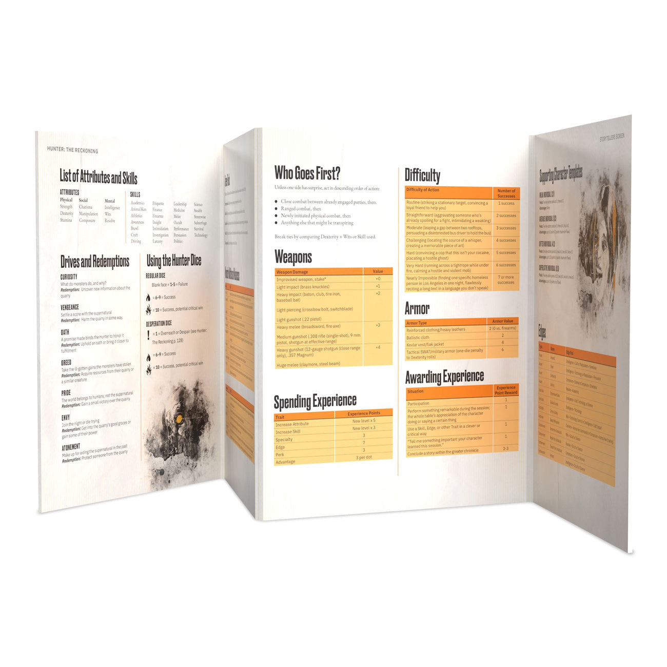 Produktbild Hunter: The Reckoning 5th Edition – Storyteller’s Screen