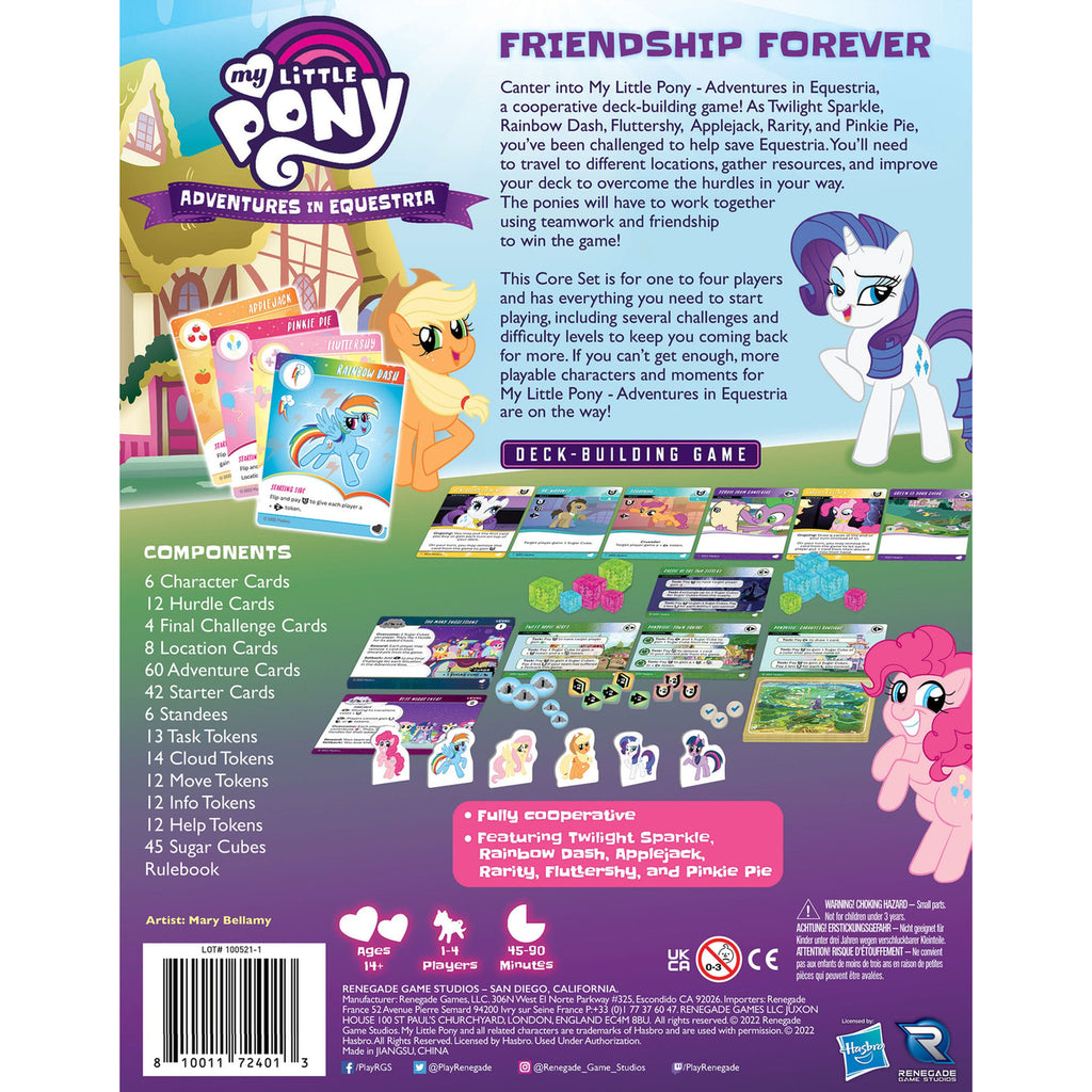 Produktbild My Little Pony Kortspel Deck-Building Adventures in Equestria