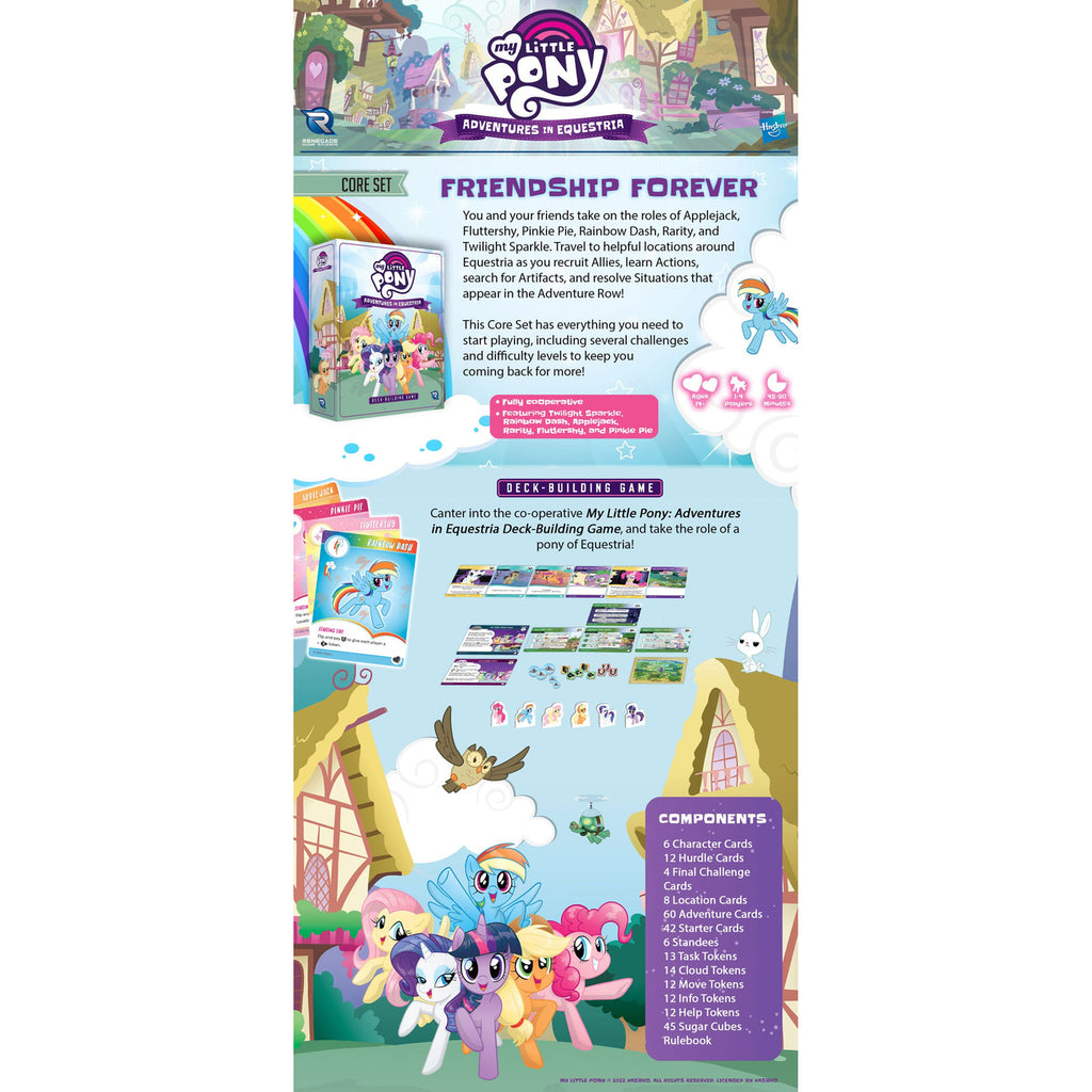 Produktbild My Little Pony Kortspel Deck-Building Adventures in Equestria