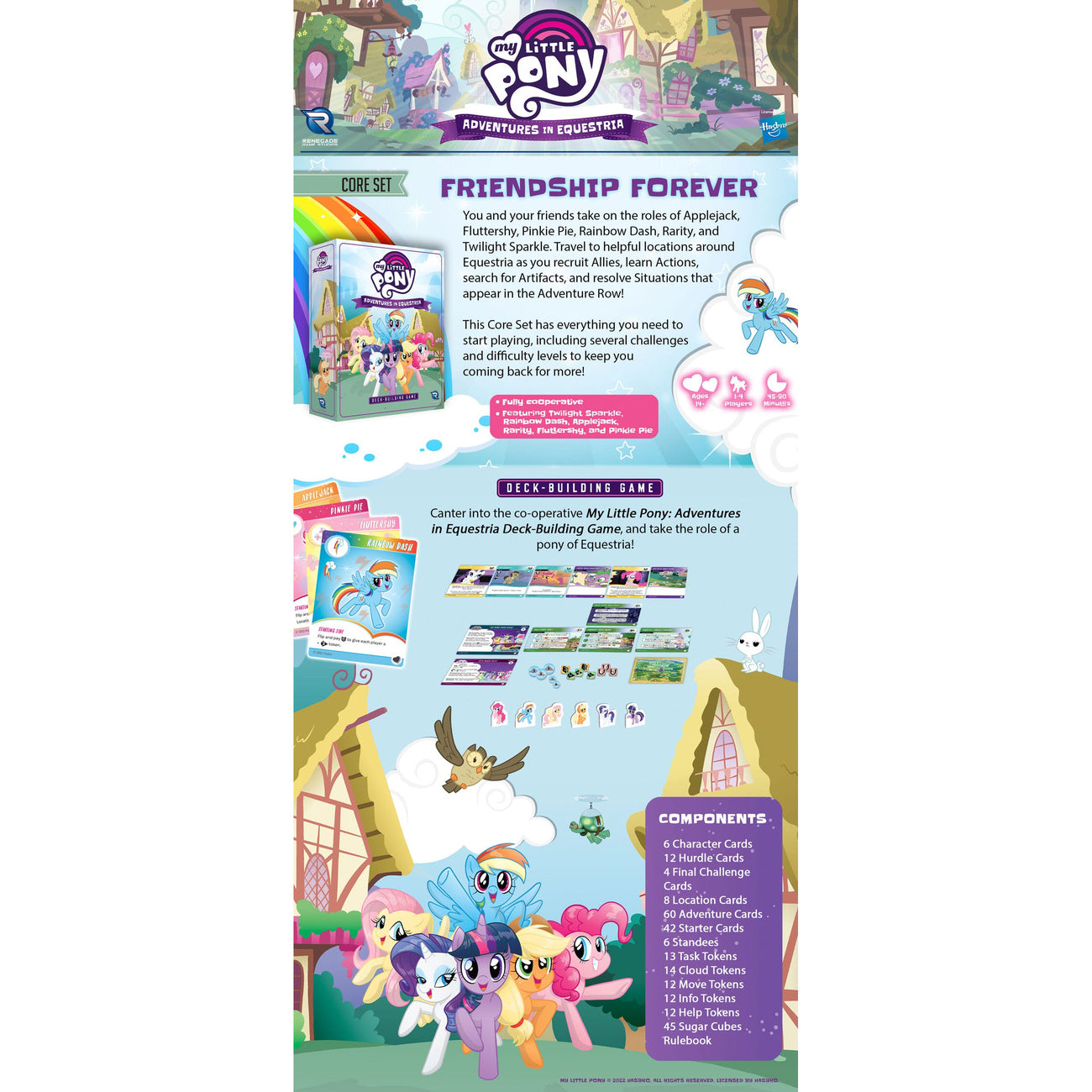 Produktbild My Little Pony Kortspel Deck-Building Adventures in Equestria