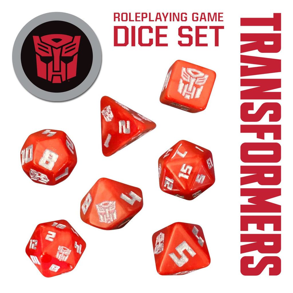 Produktbild Transformers RPG-tärningsset