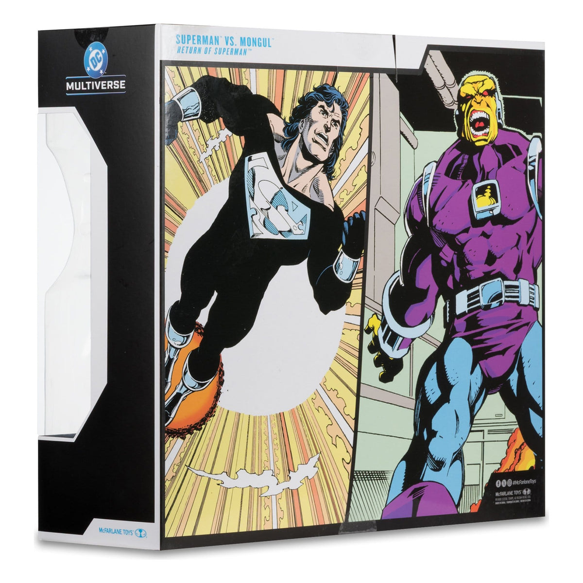 Produktbild DC Multiverse Megafig 2-pack actionfigurer Mongul vs Superman