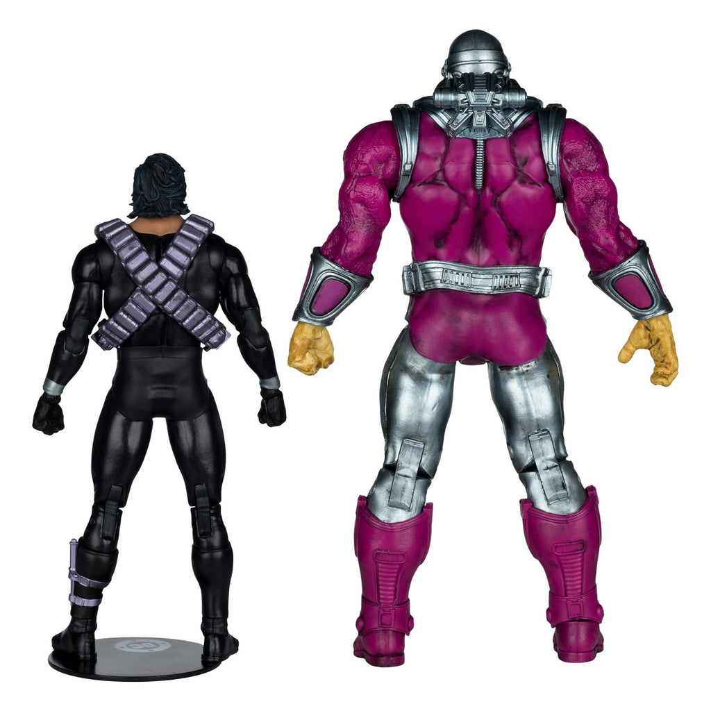 Produktbild DC Multiverse Megafig 2-pack actionfigurer Mongul vs Superman
