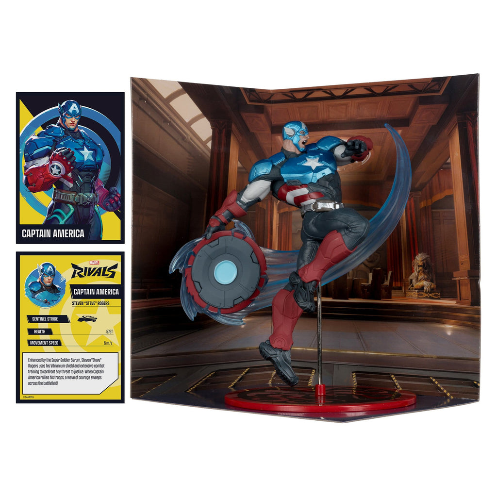 Produktbild Marvel Rivals Collection 1/10 actionfigur Captain America