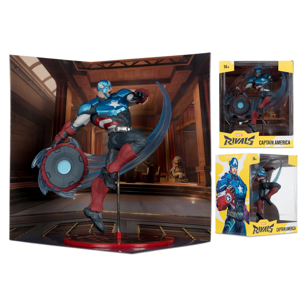 Produktbild Marvel Rivals Collection 1/10 actionfigur Captain America
