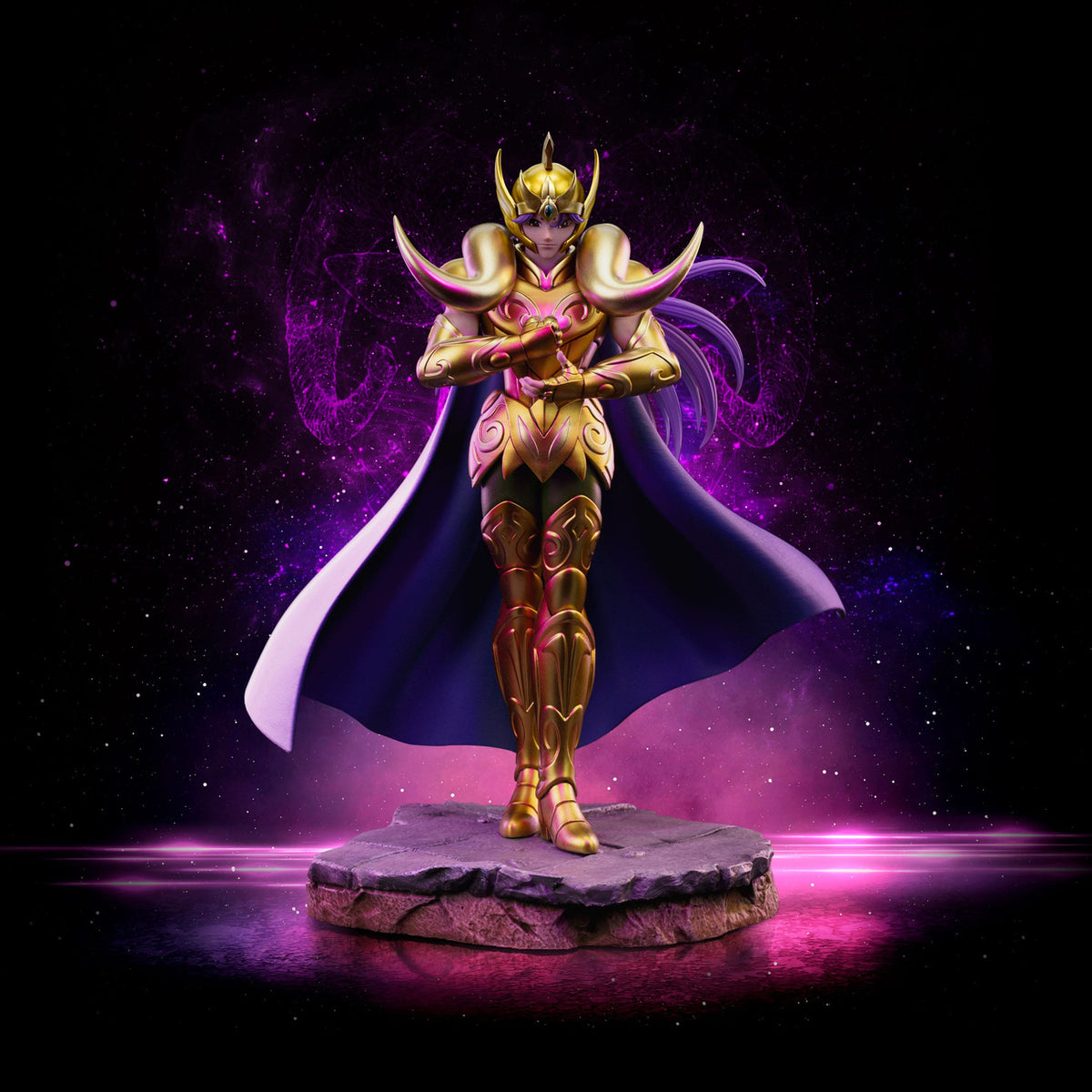 Produktbild Saint Seiya Art Scale‑staty 1/10 Aries Mu 23 cm
