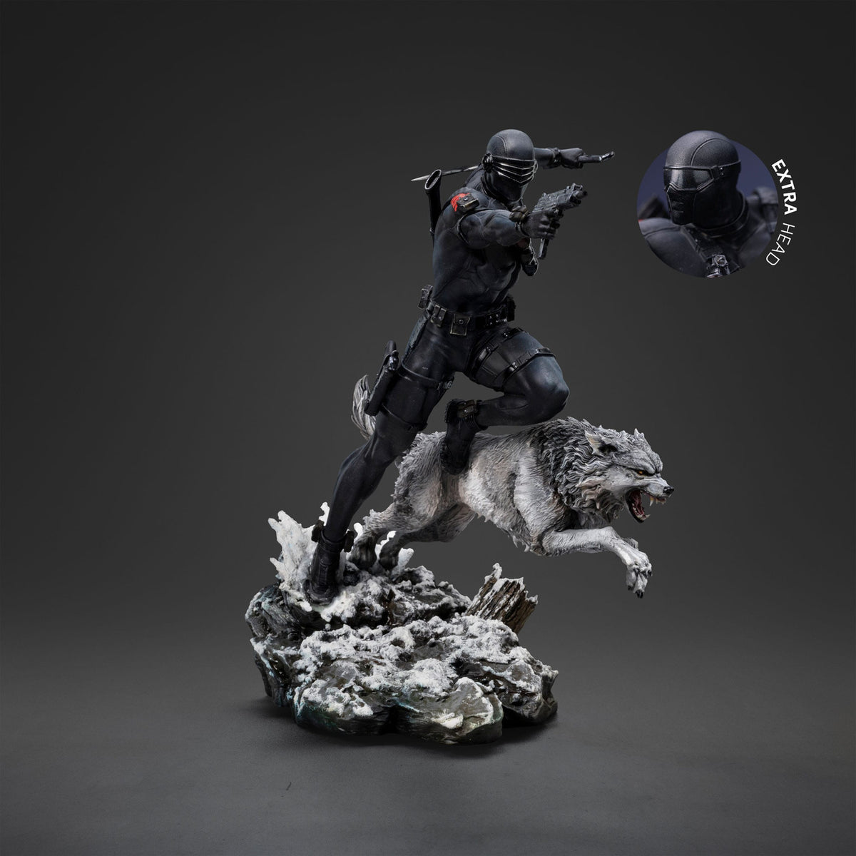 Produktbild GI Joe Art Scale-staty 1/10 Snake Eyes 23 cm