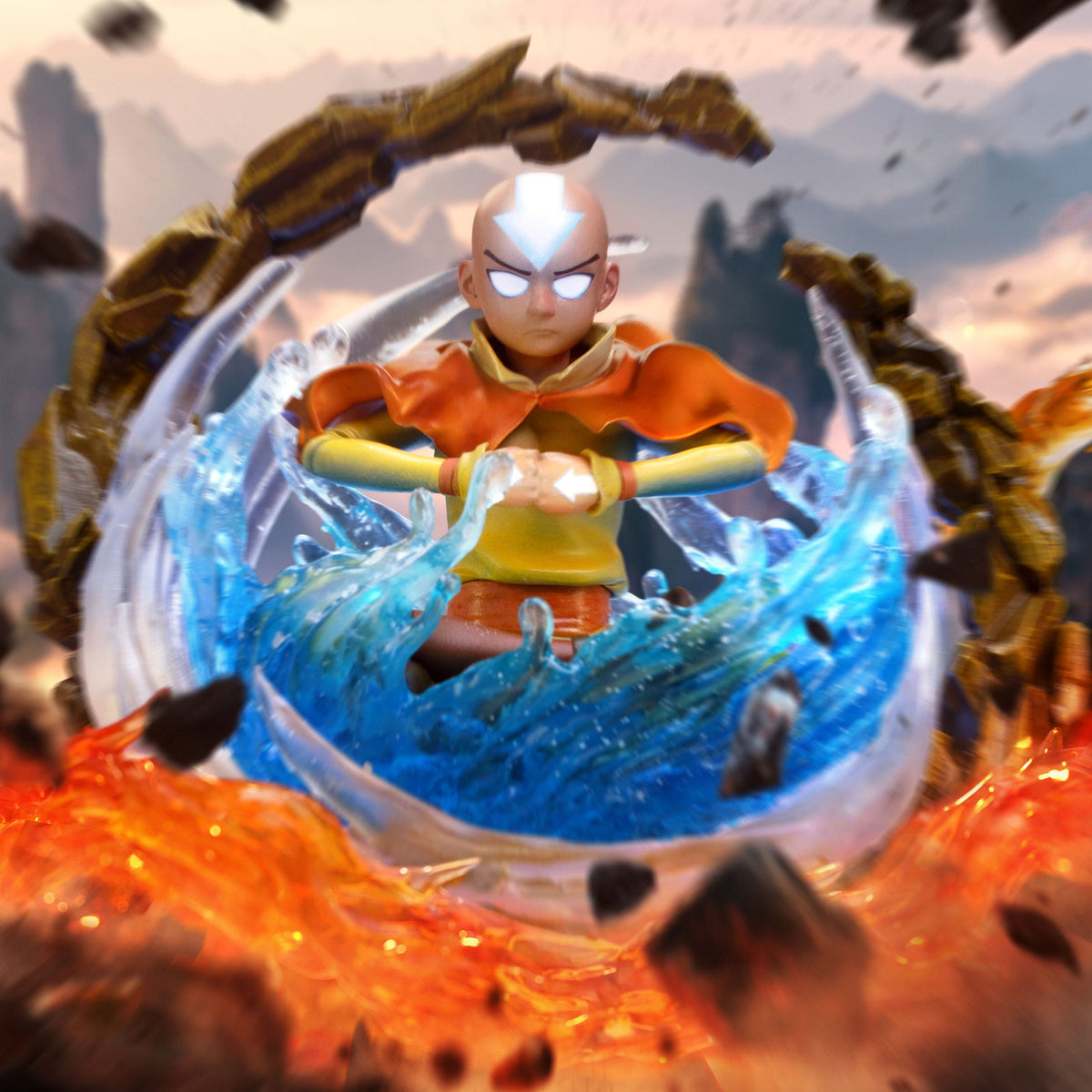Produktbild Avatar: The Last Airbender Art Scale-staty 1/10 Aang 21 cm