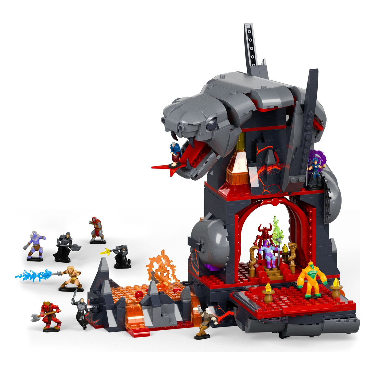Produktbild Masters of the Universe Mattel Brick Shop Byggset Snake Mountain