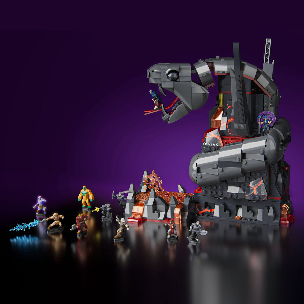Produktbild Masters of the Universe Mattel Brick Shop Byggset Snake Mountain
